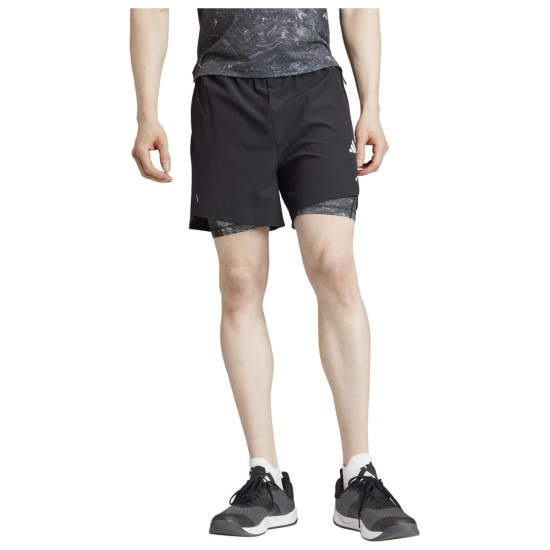 Adidas Ανδρικό σορτς Power Workout 2-in-1 Shorts